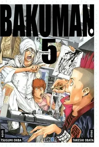 Portada del tomo 5 del manga Bakuman
